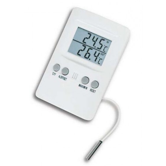 Termometar stoni / zidni digitalni MIN-MAX sa alarmom -10+50 °C -50+70 °C